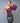 Sparkling Spectacle Fuchsia Shimmering One-Shoulder Bodysuit