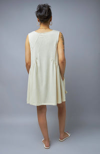 The Look Of Comfort Beige Sleeveless Cover-Up Sun Dress