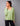 Easygoing Basic Apple Green V-Neck Knit Sweater Top