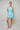 Feminine Energy Sky Blue Off The Shoulder Mini Dress