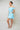 Feminine Energy Sky Blue Off The Shoulder Mini Dress