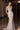 Beautiful Silhouette Silver Nude Halter-Style Prom Dress