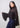 Fashion-Forward Black Bell Sleeves Ruffle Blouse