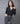 Rock Star Chic Black Crew-Neck Ribbed Knit Zipper Top