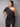 Dare To Impress Black One-Shoulder Ruffle Blouse