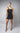 Intentionally Flirty Black One-Shoulder Sleeveless Mini Dress