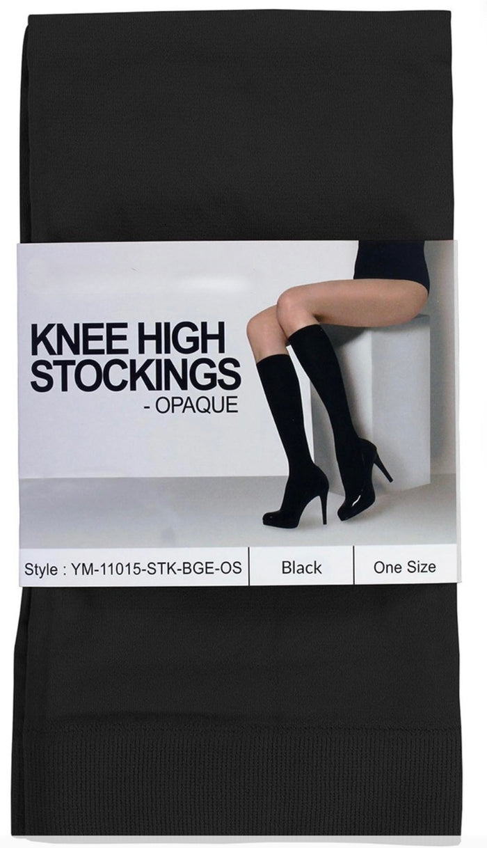 Opaque Non-Run Knee-high Stocking