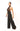 Pure Drama Black Backless Keyhole Jumpsuit