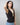 Structured Style Black Open-Back Plunging Peplum Blouse