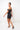Party Essential Black Off The shoulder Ruched Mini Dress