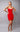 Captivating Red Sweetheart Ruched Party Dress