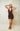 Sun-Soaked Vibes Brown Beaded Crochet Halter Mini Dress