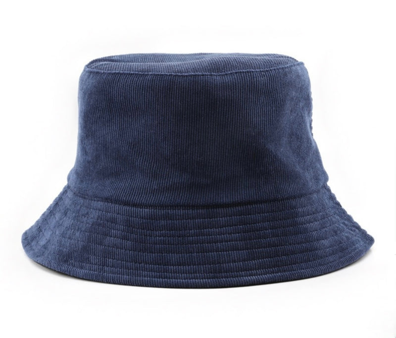Women's Solid Coduroy Bucket Hat
