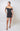 Party Essential Black Off The shoulder Ruched Mini Dress