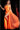 JOVANI 26134 Neon Orange Sequin Strapless Dress