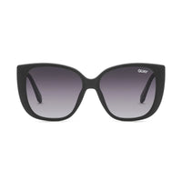 Quay Ever After Black Lux Oversize Designer Sunglasses