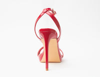 Emily Black Open Toe Heeled Sandals