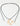 Modern esthetics Open-Loop Wrap Necklace Pendant