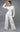 Timeless Fashion White Button-Up Wide-Leg Jumpsuit