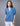 Denim Blue Short Sleeve Top