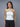Fashionable White Ribbed Knit Halter Top