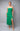 Impeccable Style Green Jersey Knit Strapless Midi Dress