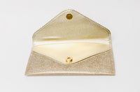 Glamorous  Essentials Gold Rhinestone Embellished Envelope Clutch