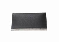 Glamorous  Essentials Black Rhinestone Embellished Envelope Clutch