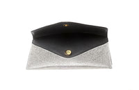 Glamorous  Essentials Black Rhinestone Embellished Envelope Clutch