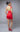 Martini Night Red Backless Ruched Mini Dress