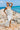 Sizzling Hot Cream Textured  Bodycon Halter Maxi Dress