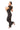 Contemporary Edge Black Plunging  Sleeveless Jumpsuit