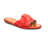 Delightfully Red Slide Sandals