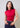 Oh-So Flattering Red Mock Neck Crop Top