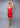 Captivating Red Lace Up Sequin Party Dress