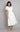Always Charming White Belted Button-Up Eyelet Midi Dress