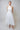 Graceful Silhouette White Halter Midi Dress