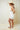 Sun-Soaked Vibes White Beaded Crochet Halter Mini Dress