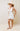 Sun-Soaked Vibes White Beaded Crochet Halter Mini Dress