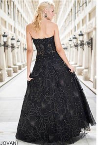 JOVANI 14913 STRAPLESS SWEETHEART DRESS
