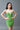 All The Right Moves Green Strapless Bodycon Mini Dress