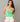 Beautifully Tailored Green Floral Smocked Halter Top