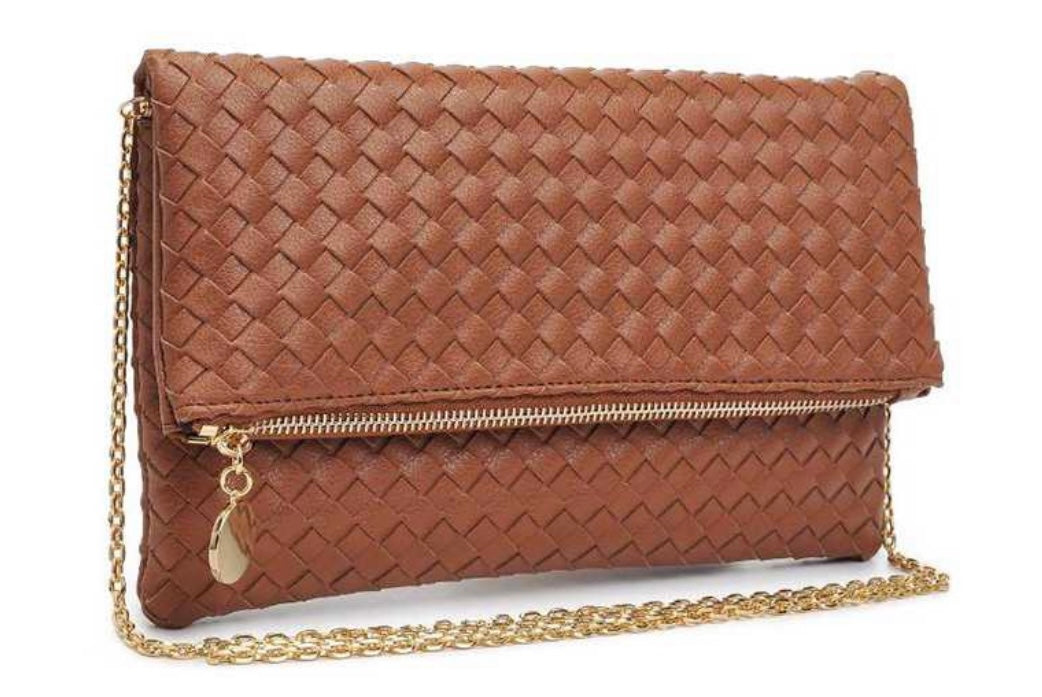 SUEDE LEATHER FOLDOVER CLUTCH | CASUAL to FANCY