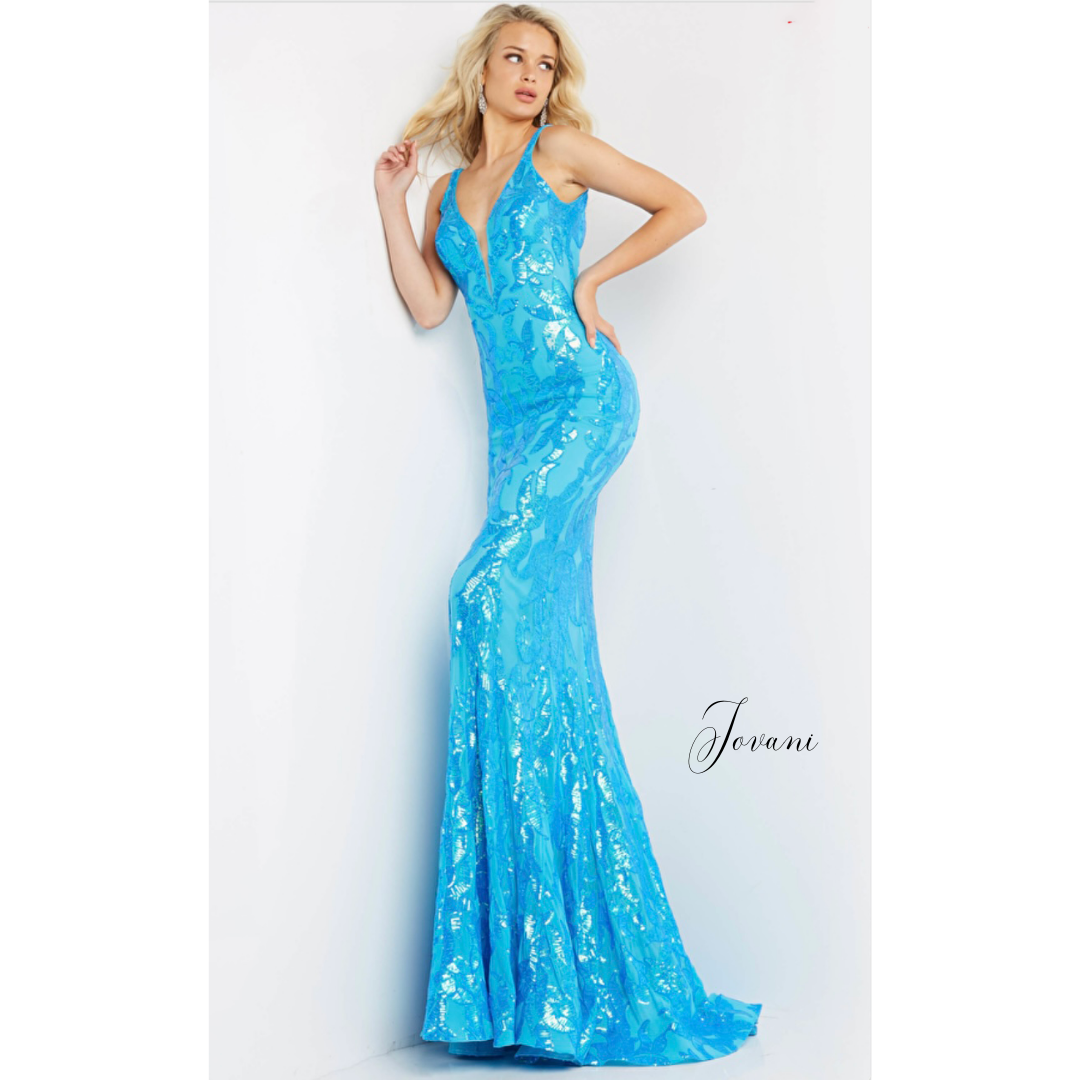 JOVANI 3263 Sequin Sheath Prom Dress