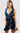 Playful Me Navy Ruffles Wrap Mini Dress