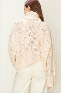 LEXI CABLE KNIT SWEATER