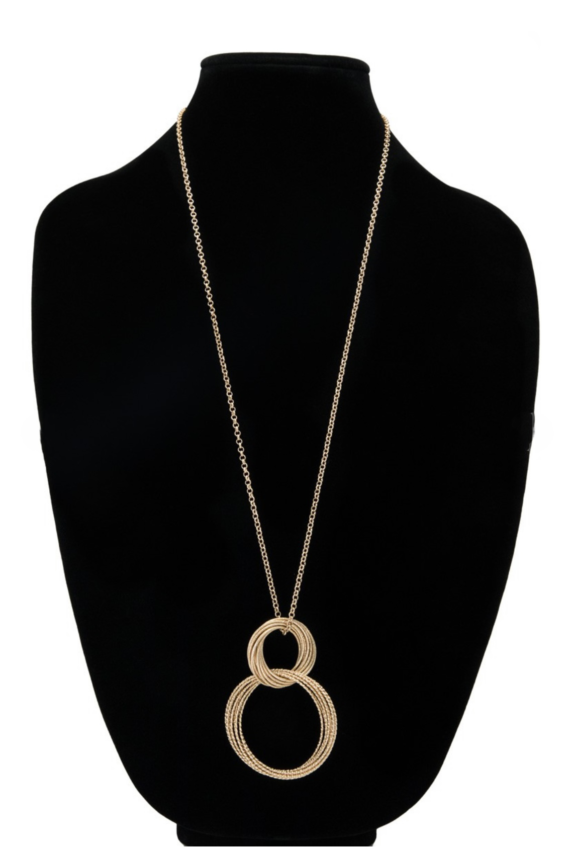 SIMPLY IRRESISTIBLE LONG LAYERED RING NECKLACE