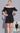 SUMMER RAYS BLACK OFF-THE-SHOULDER DRESS