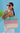 Sparkling Pink Color Block Beach Tote Bag