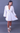 Flirty White Cotton Cut-Out Long Sleeve Dress